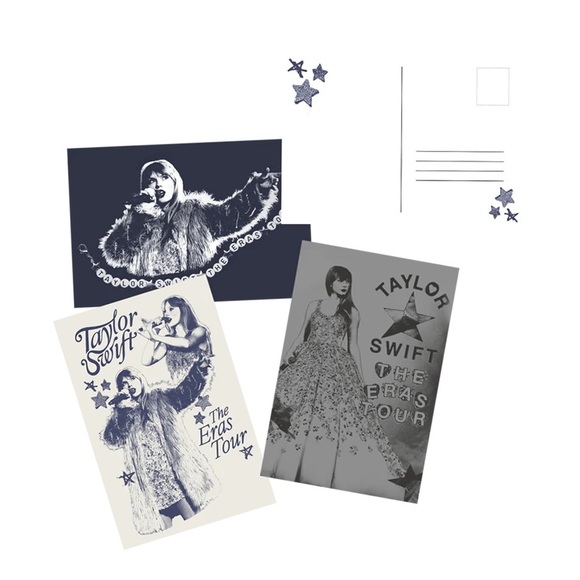 NEW Taylor Swift Set of 3 The Eras Tour Postcards - Picture 3 of 3